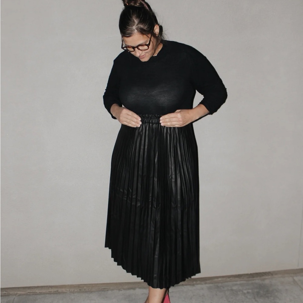 LEATHER Gisele skirt by RARA CLOTH